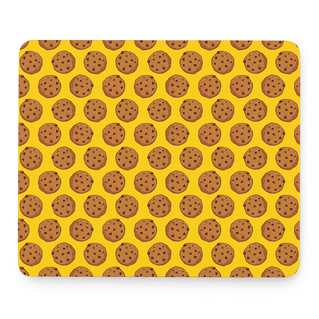 Yellow Cookie Pattern Print Mouse Pad