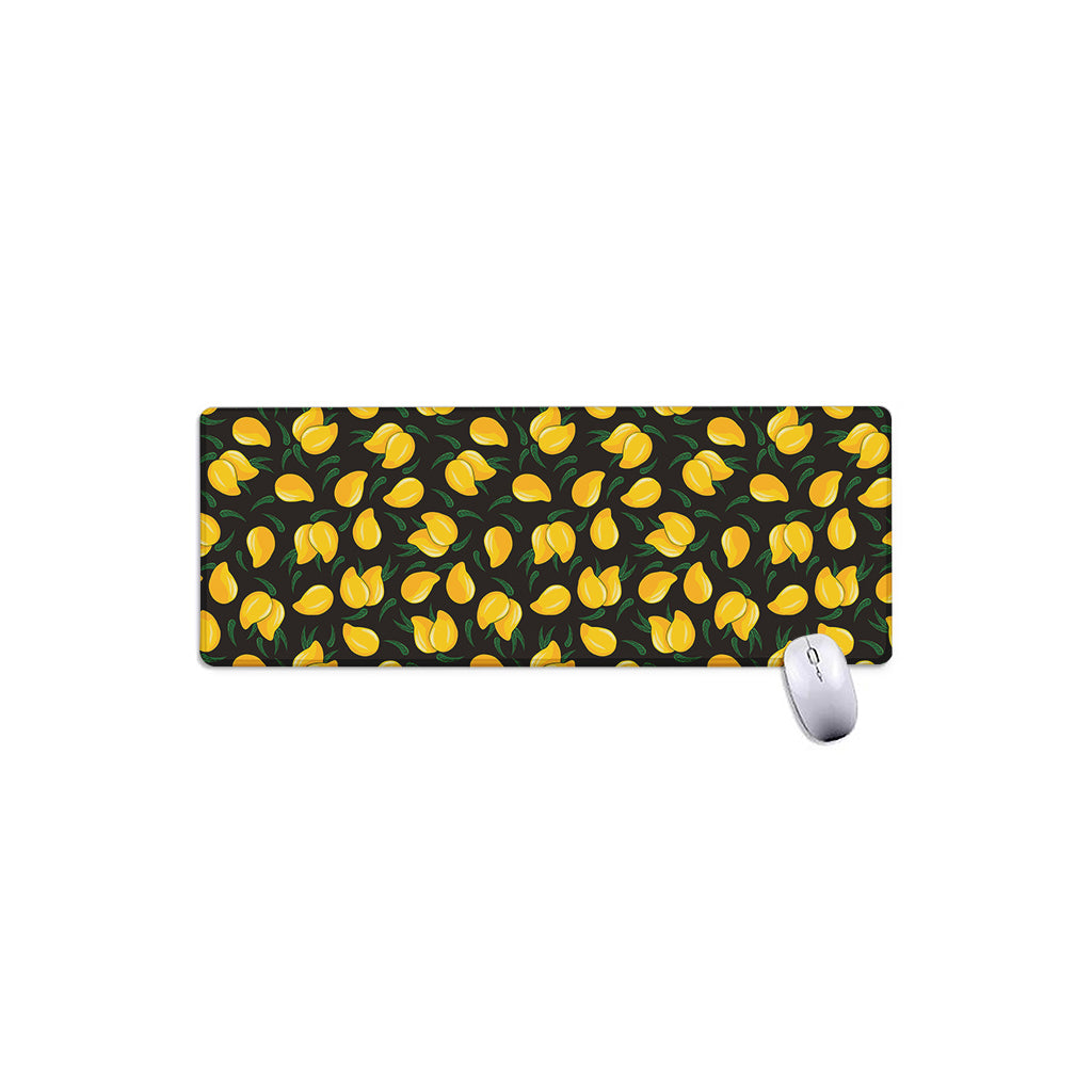 Yellow Mango Fruit Pattern Print Extended Mouse Pad