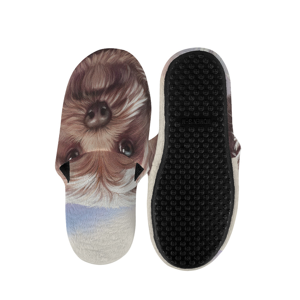 Yorkshire Terrier Portrait Print Slippers