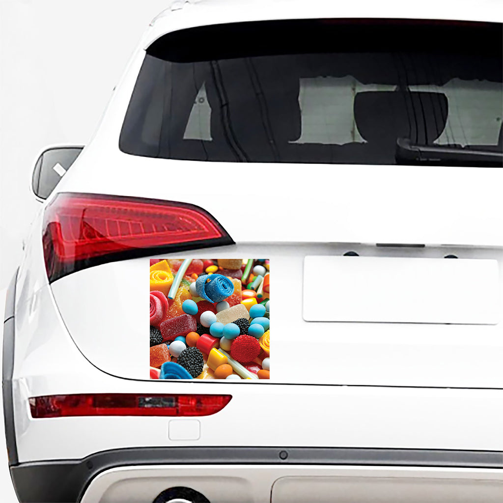 Yummy Gummy Print Car Sticker