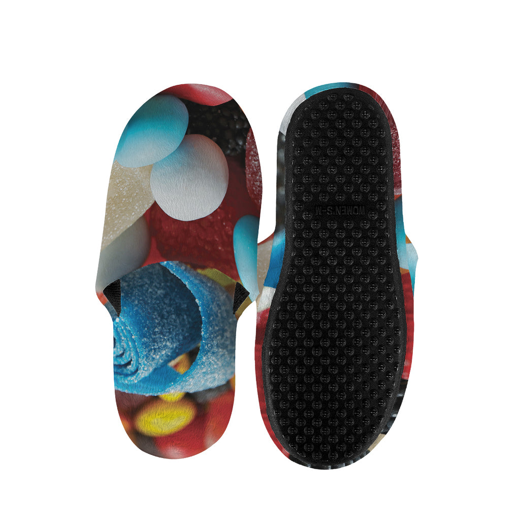 Yummy Gummy Print Slippers
