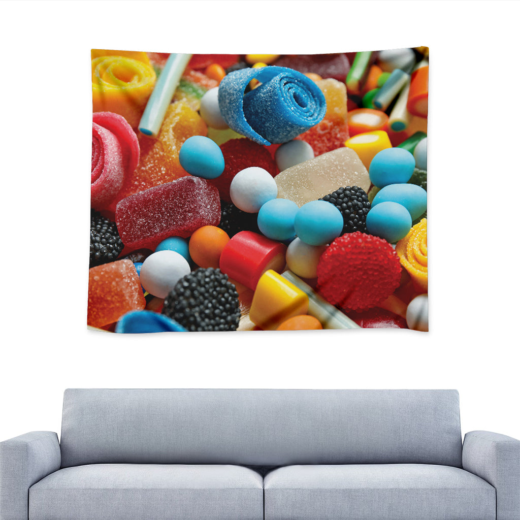 Yummy Gummy Print Tapestry