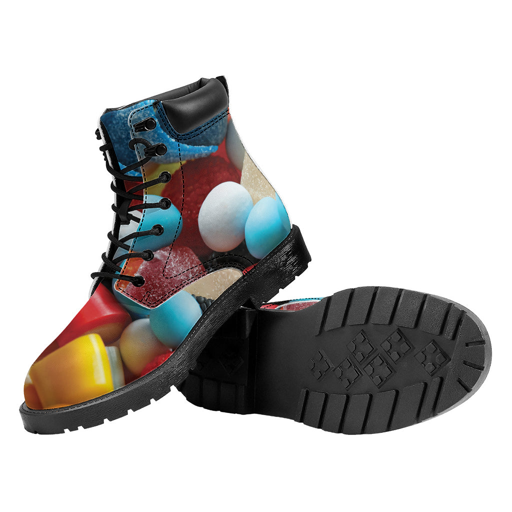 Yummy Gummy Print Work Boots