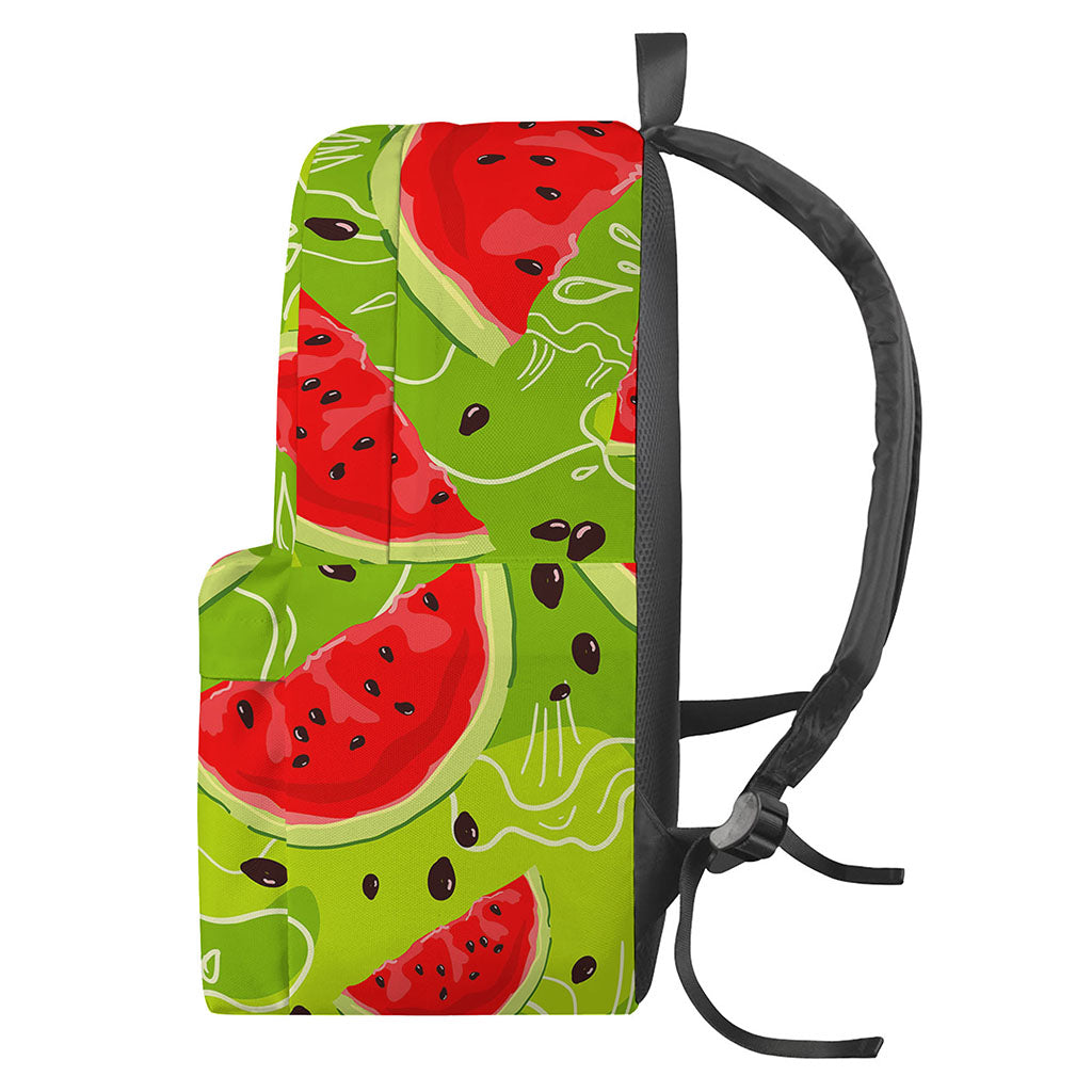 Yummy Watermelon Pieces Pattern Print Backpack
