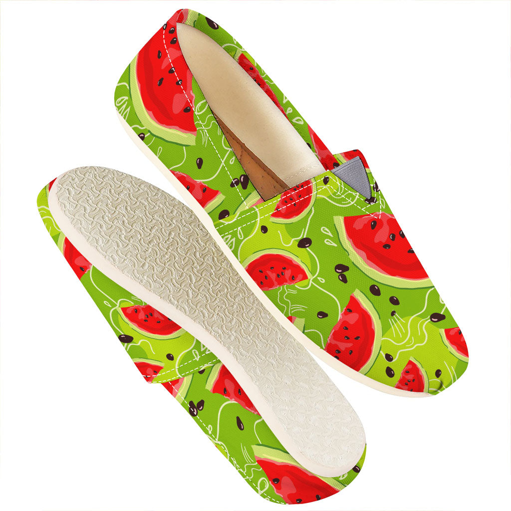 Yummy Watermelon Pieces Pattern Print Casual Shoes