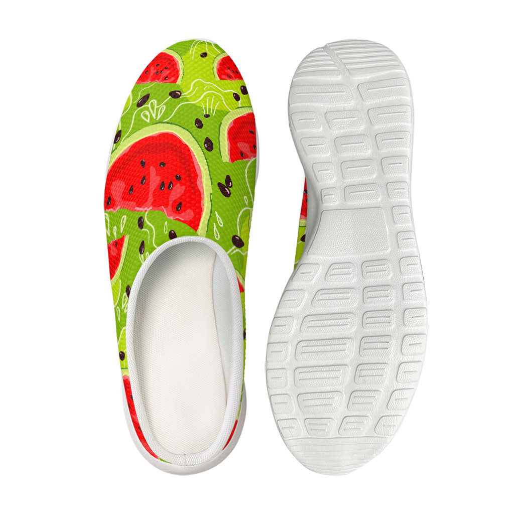 Yummy Watermelon Pieces Pattern Print Mesh Casual Shoes