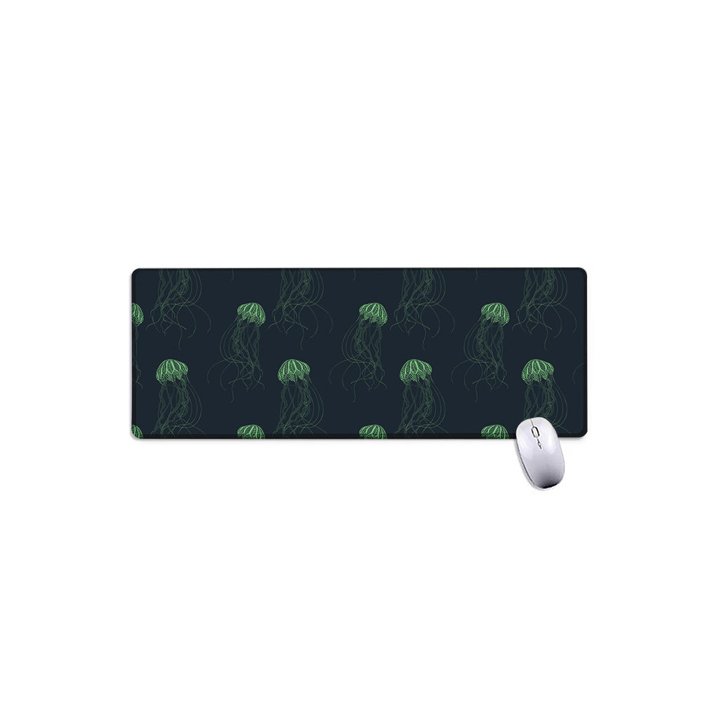 Zentangle Jellyfish Pattern Print Extended Mouse Pad