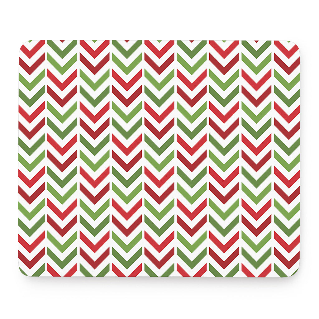 Zigzag Merry Christmas Pattern Print Mouse Pad