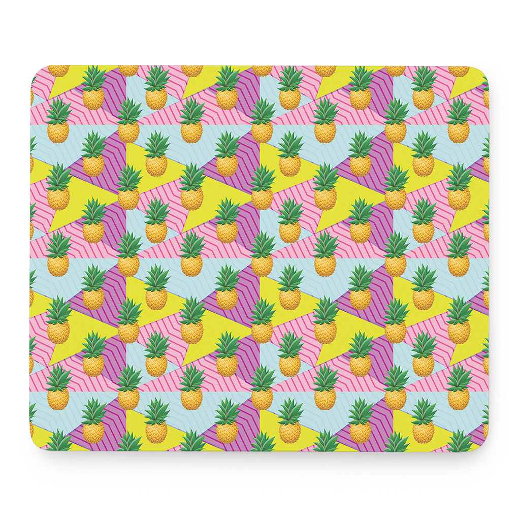 Zigzag Pineapple Pattern Print Mouse Pad