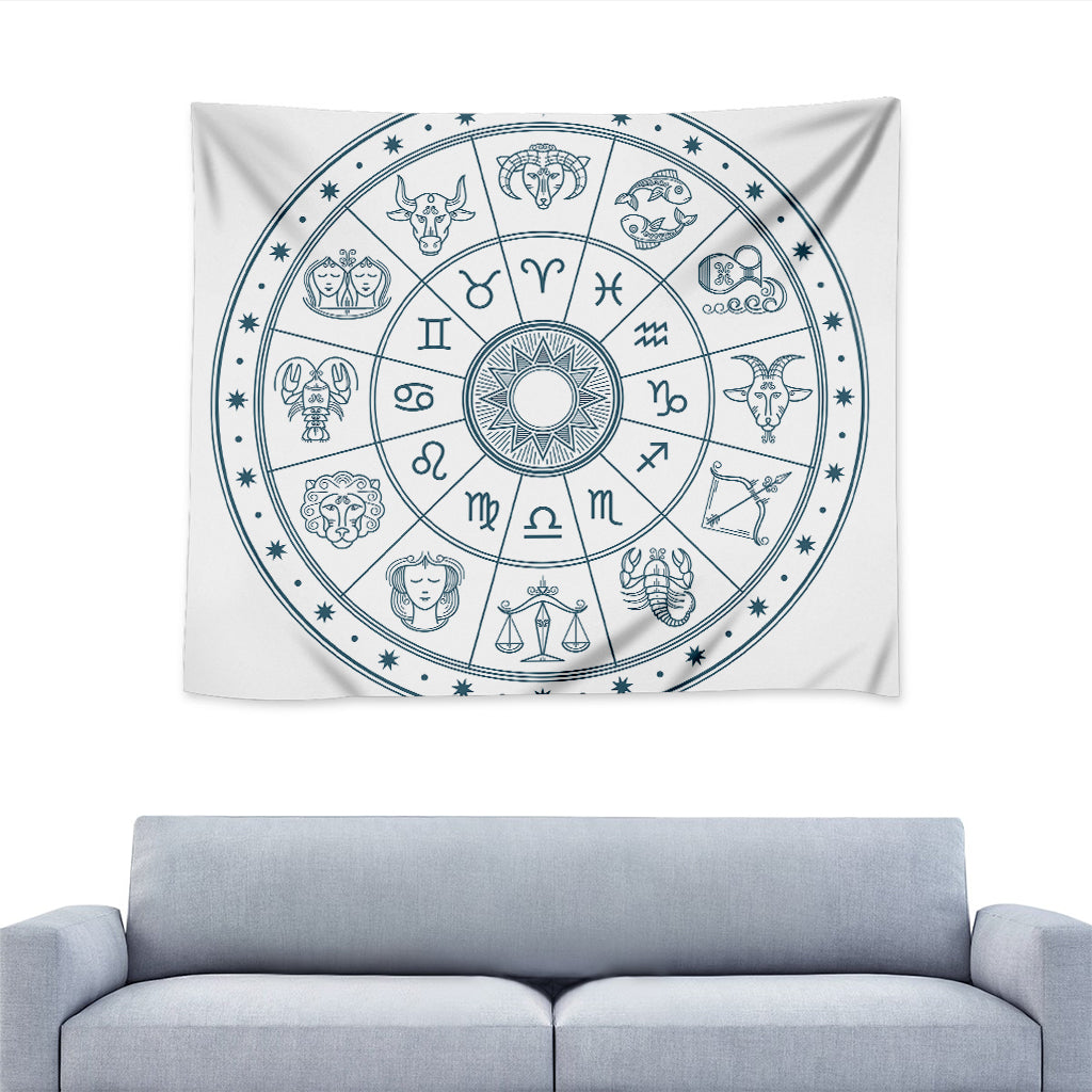 Zodiac Astrology Signs Print Tapestry