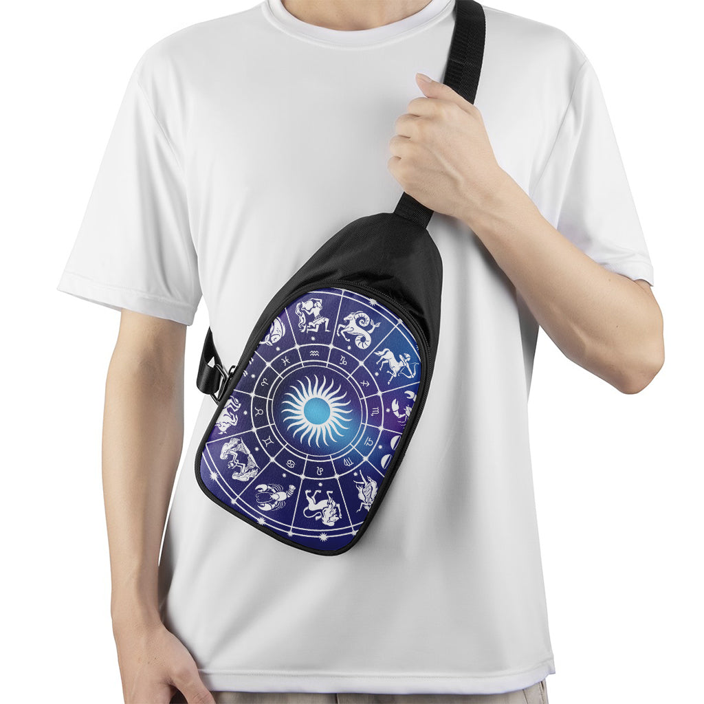 Zodiac Horoscopes Print Chest Bag