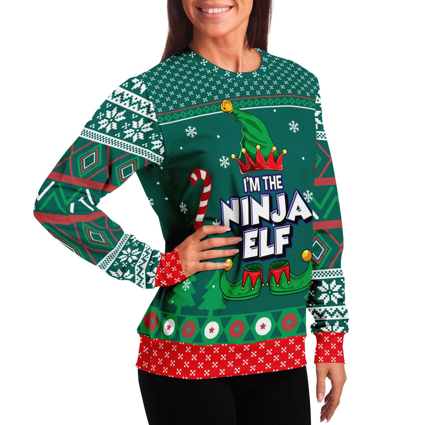 I'm The Ninja Elf Ugly Christmas Sweater