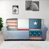 4th of July USA Denim Patchwork Print Sofa Cover