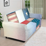 4th of July USA Denim Patchwork Print Sofa Cover