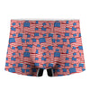 4th of July USA Flag Pattern Print Men's Boxer Briefs