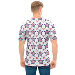 4th of July USA Star Pattern Print Men's T-Shirt