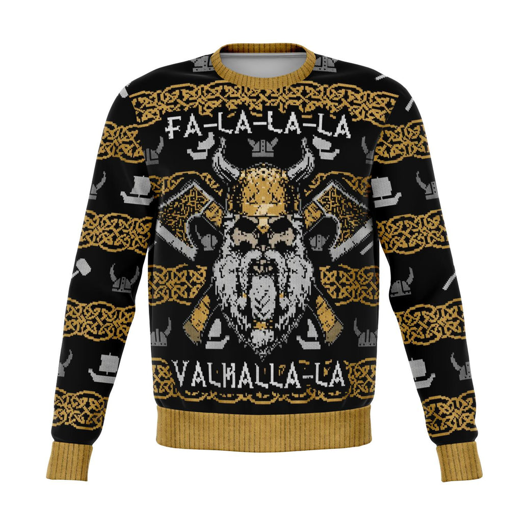 Fa La La La Valhalla La Christmas Crewneck Sweatshirt