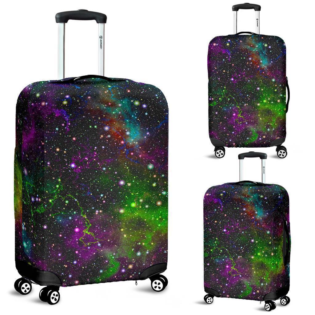 Abstract Dark Galaxy Space Print Luggage Cover GearFrost
