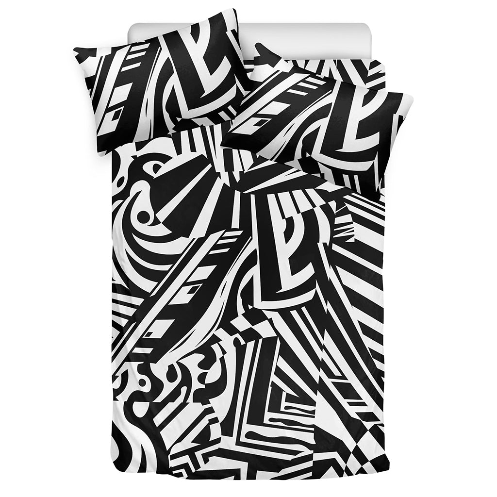 Abstract Dazzle Pattern Print Duvet Cover Bedding Set