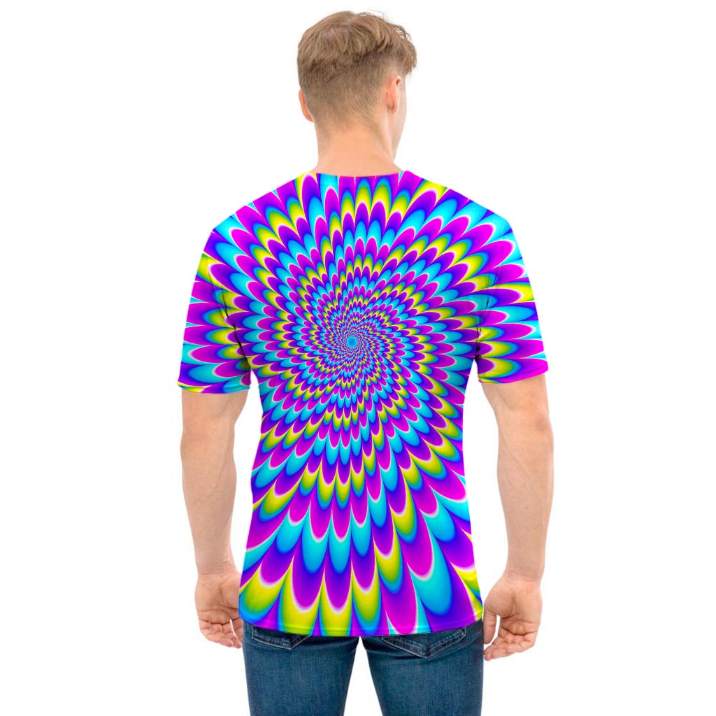 Abstract Dizzy Moving Optical Illusion Men's T-Shirt