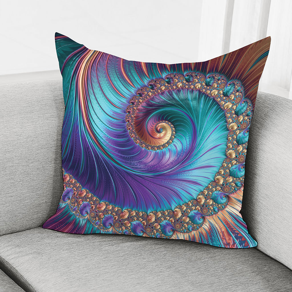 Abstract Fractal Print Pillow Cover