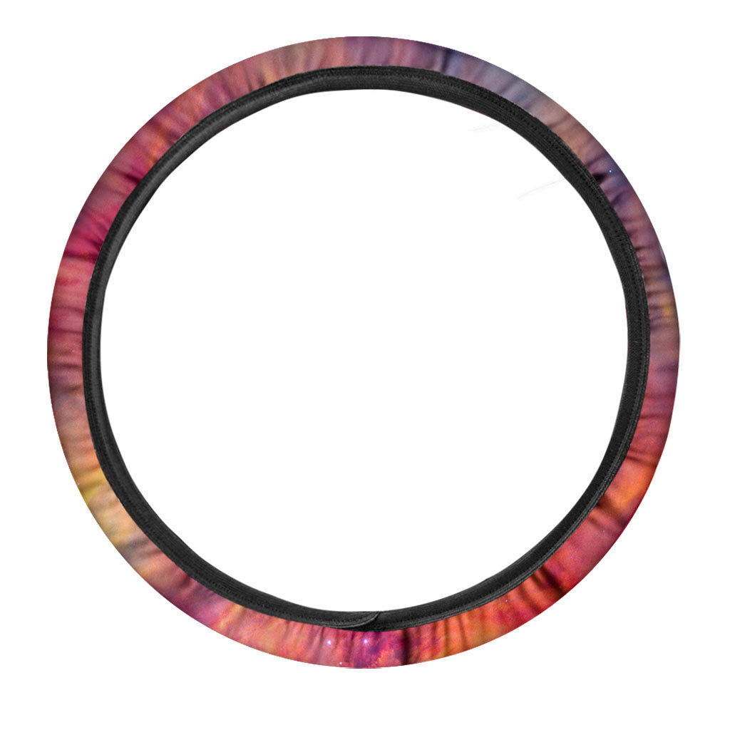 Abstract Nebula Cloud Galaxy Space Print Car Steering Wheel Cover