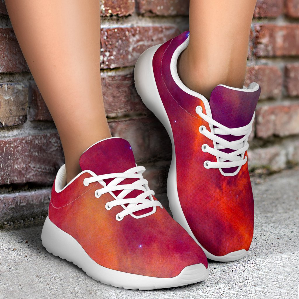 Abstract Nebula Cloud Galaxy Space Print Sport Shoes GearFrost