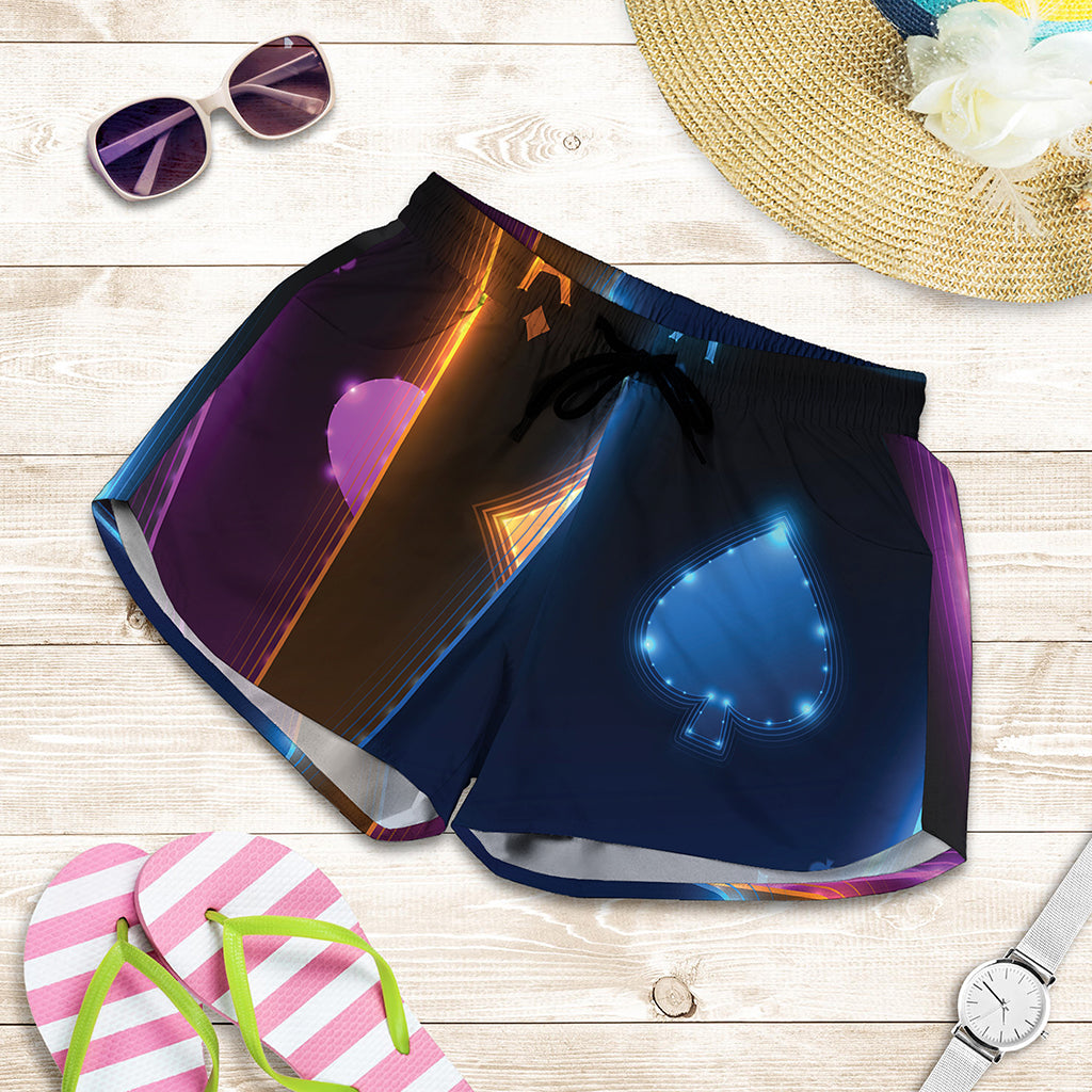 Ace Cards Print Women's Shorts