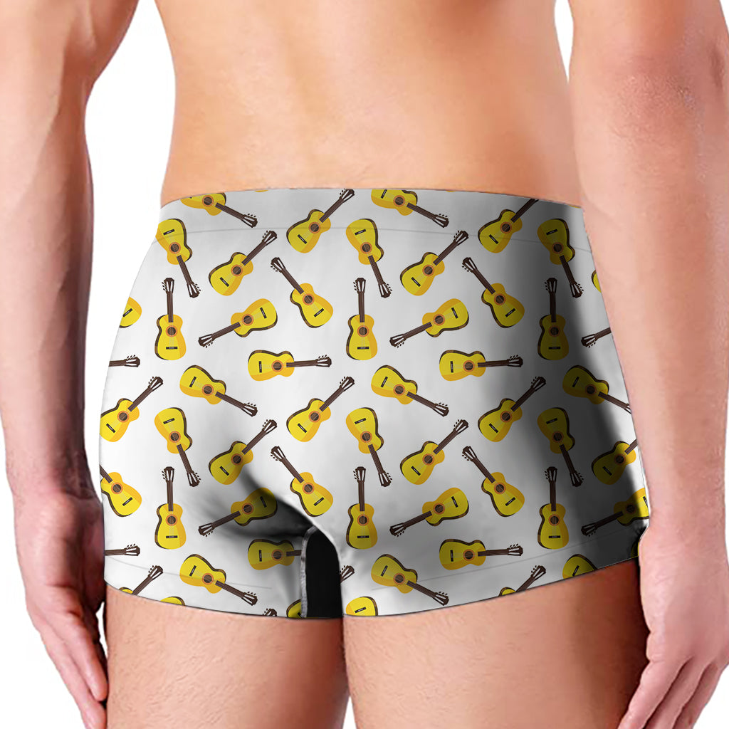 Acoustic Guitar Pattern Print Men's Boxer Briefs