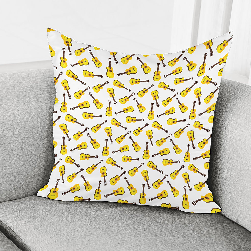 Acoustic Guitar Pattern Print Pillow Cover