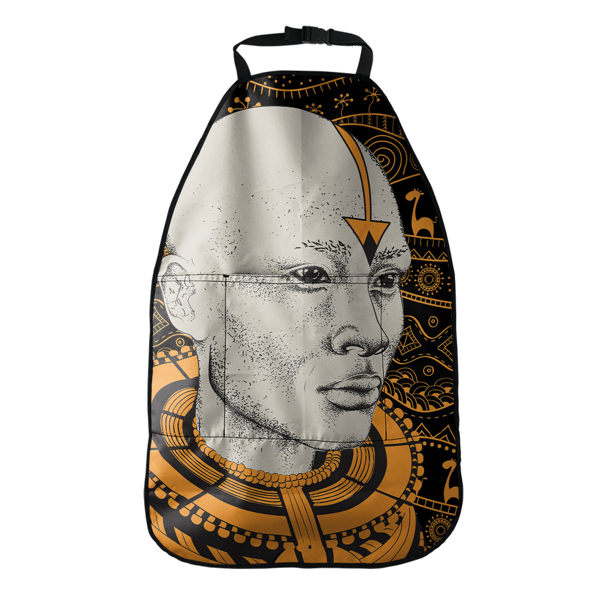 African Style Print Car Seat Organizers