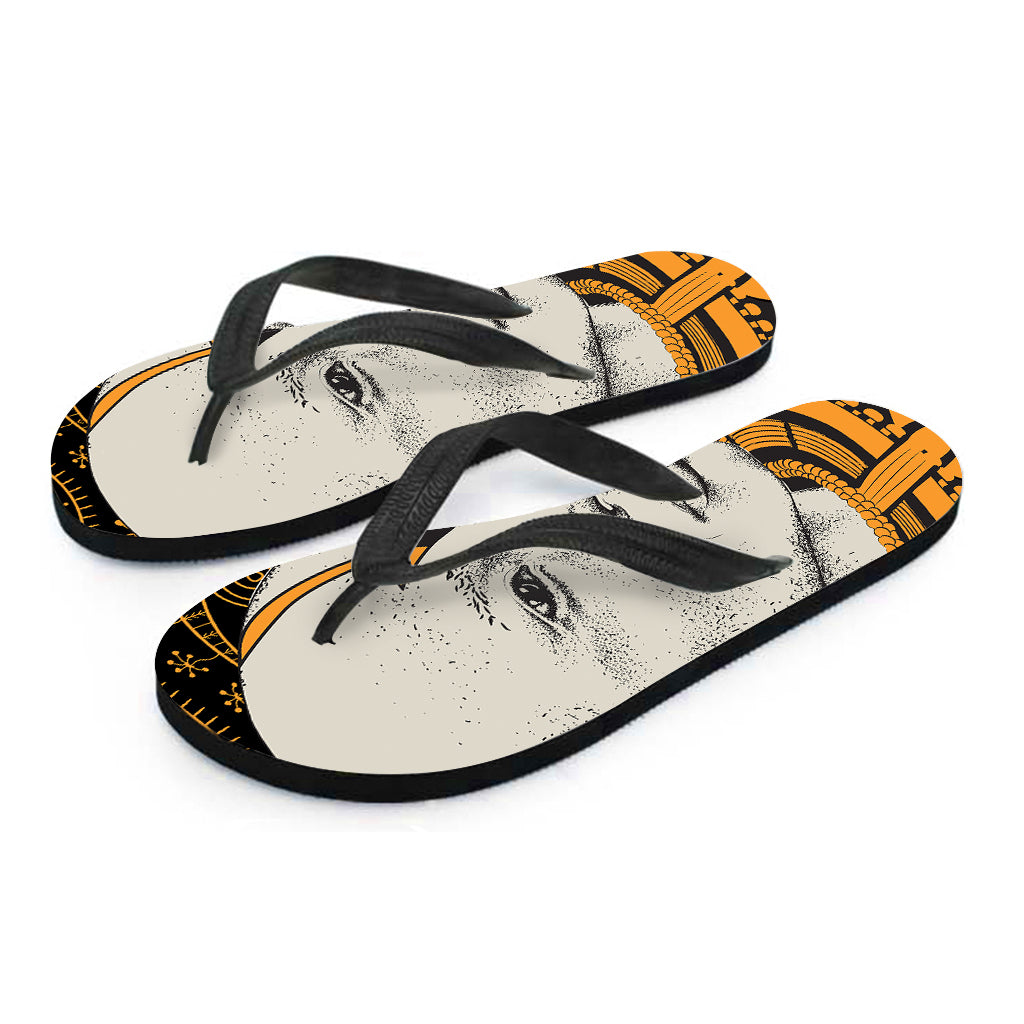 African Style Print Flip Flops