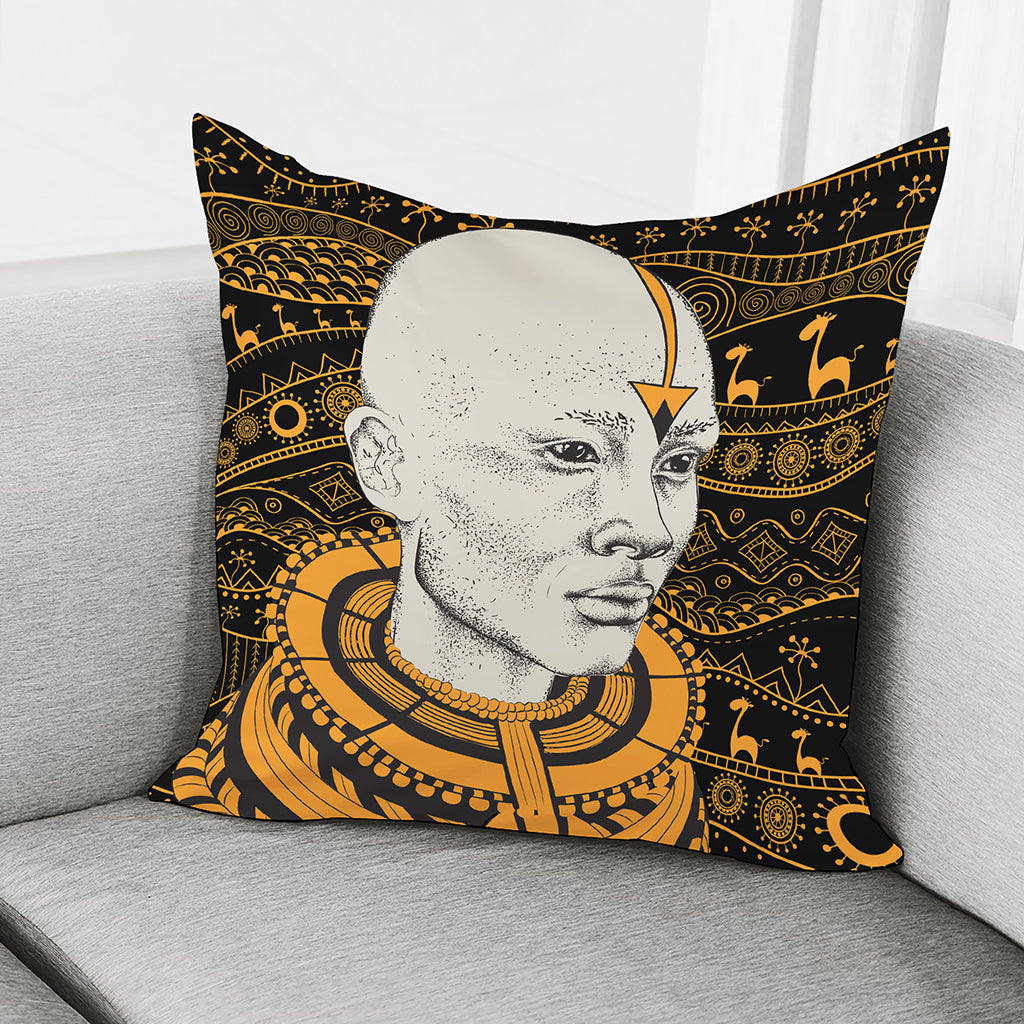 African Style Print Pillow Cover