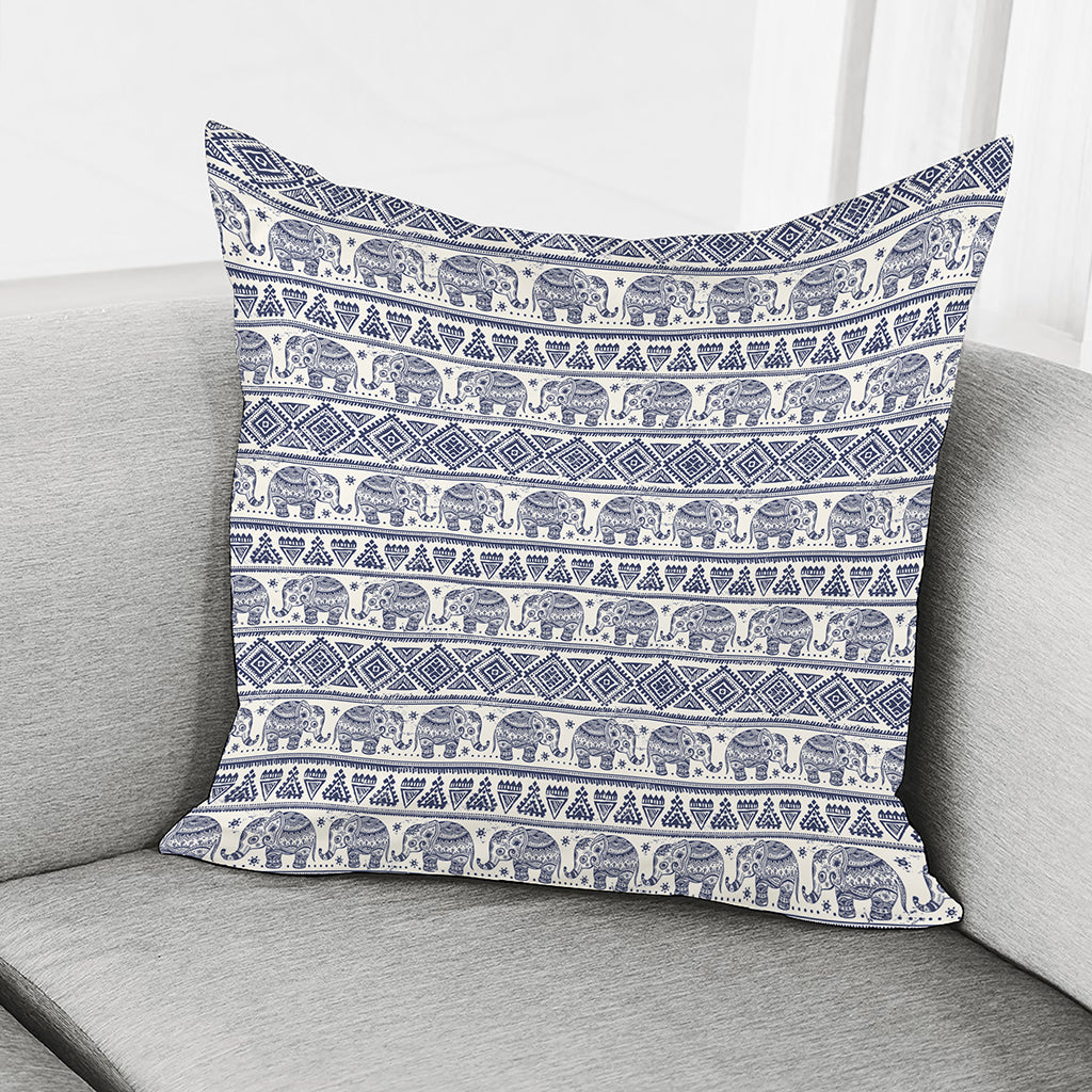 African Tribal Elephant Pattern Print Pillow Cover