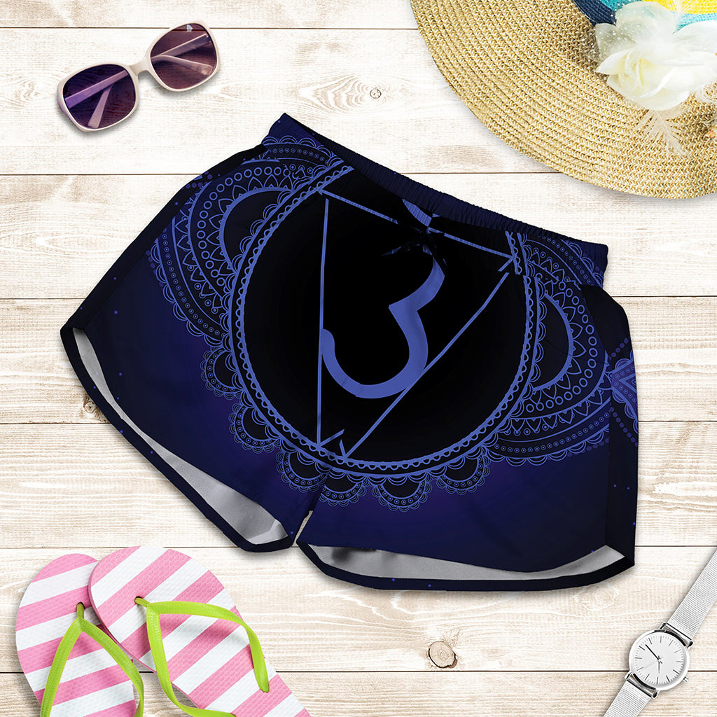 Ajna Chakra Symbol Print Women's Shorts