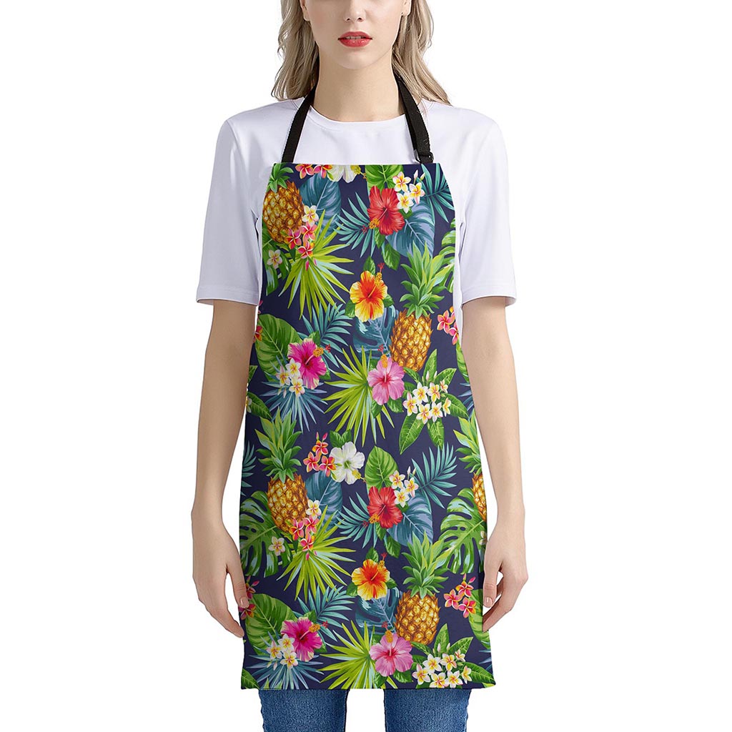 Aloha Hawaii Tropical Pattern Print Apron
