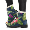 Aloha Hawaiian Flowers Pattern Print Comfy Boots GearFrost