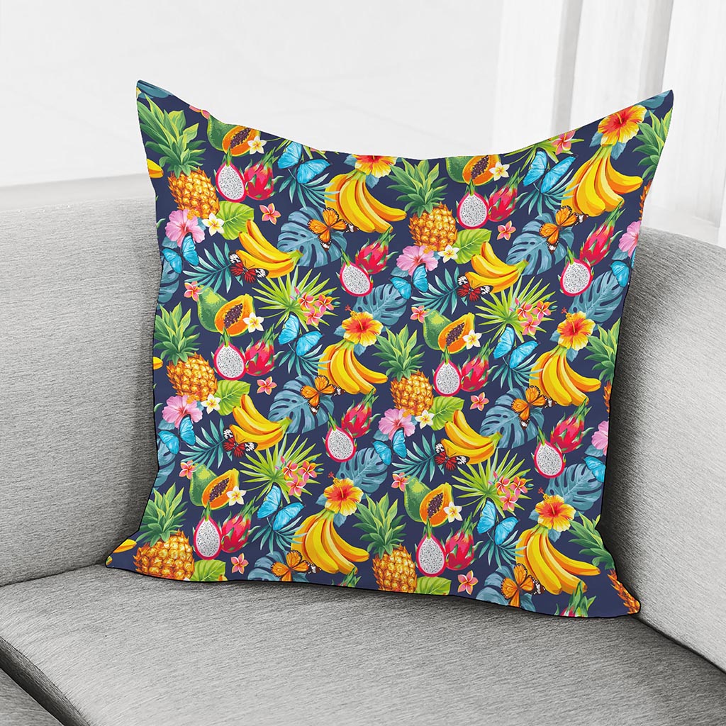 Aloha Tropical Fruits Pattern Print Pillow Cover