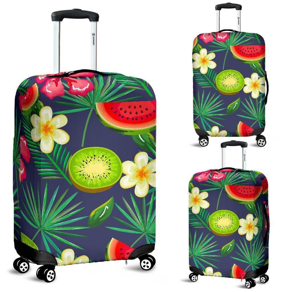 Aloha Tropical Watermelon Pattern Print Luggage Cover GearFrost
