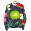 Aloha Tropical Watermelon Pattern Print Men's Crewneck Sweatshirt GearFrost