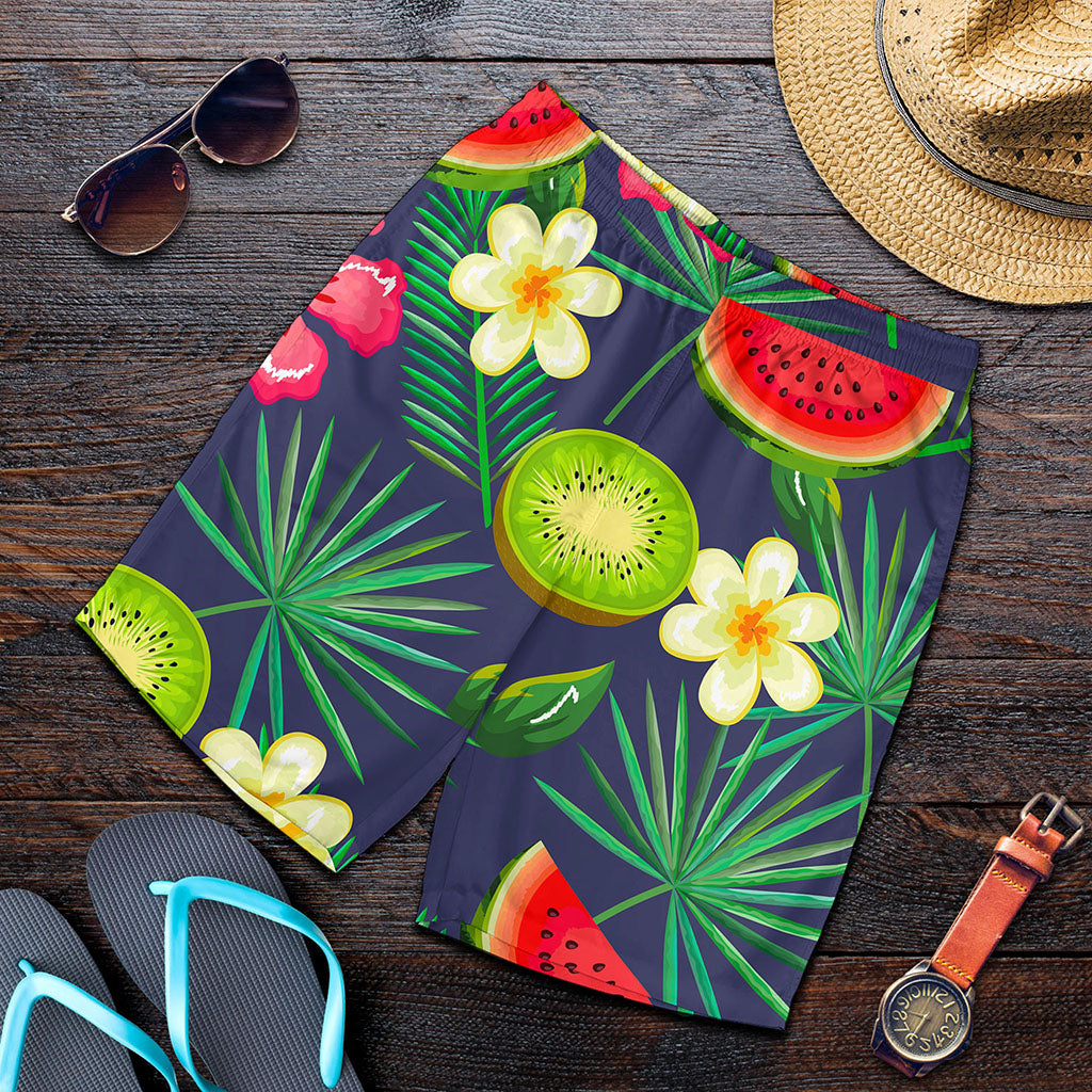 Aloha Tropical Watermelon Pattern Print Men's Shorts