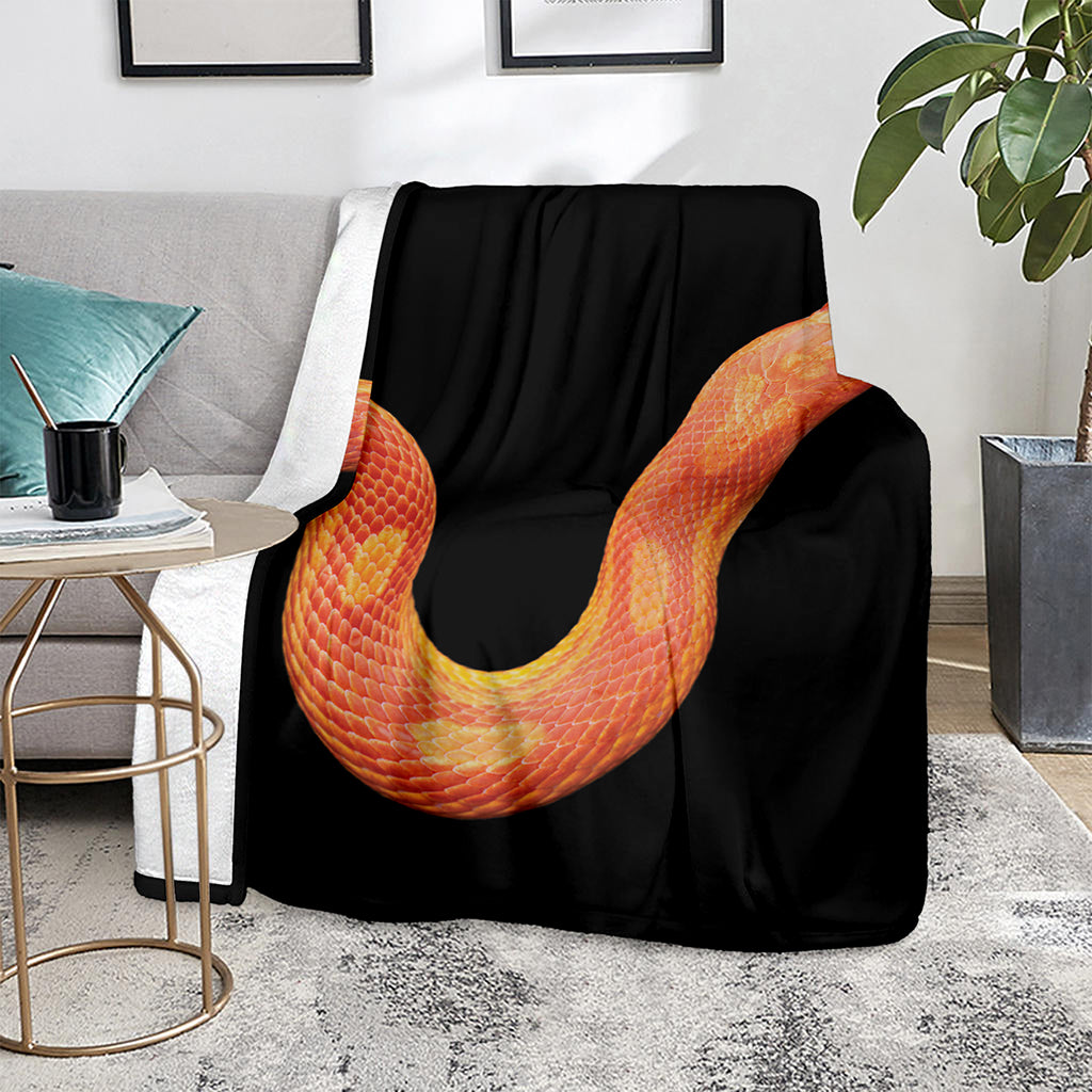 Amel Motley Corn Snake Print Blanket