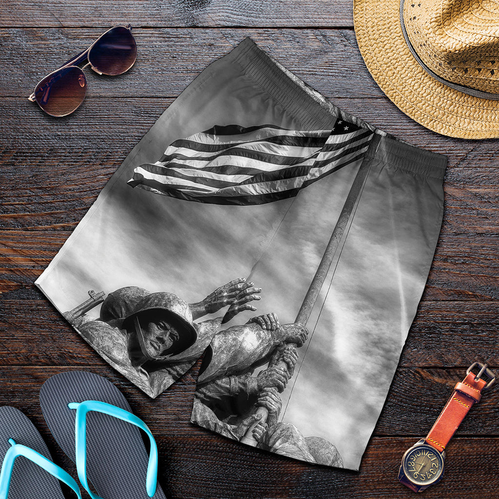 American War Memorial Print Men's Shorts