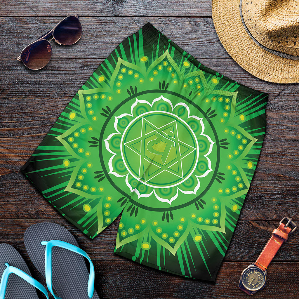 Anahata Chakra Mandala Print Men's Shorts
