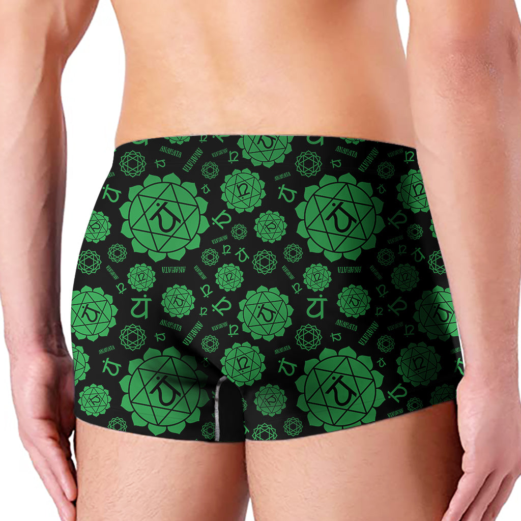 Anahata Chakra Pattern Print Men's Boxer Briefs