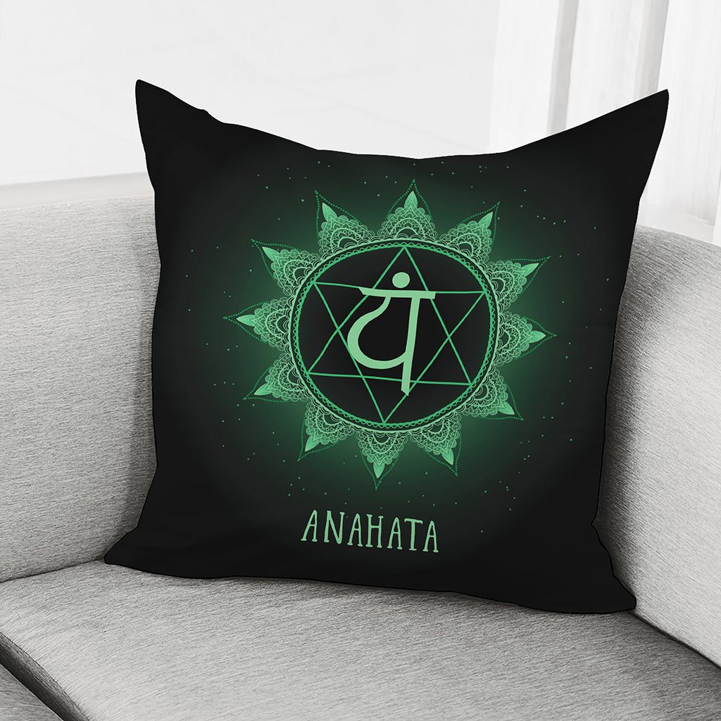 Anahata Chakra Symbol Print Pillow Cover