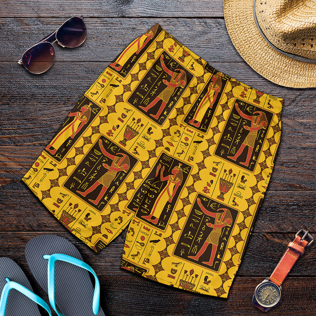 Ancient Egypt Pattern Print Men's Shorts