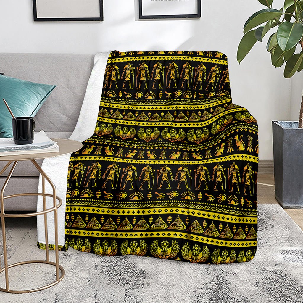 Ancient Egyptian Pattern Print Blanket