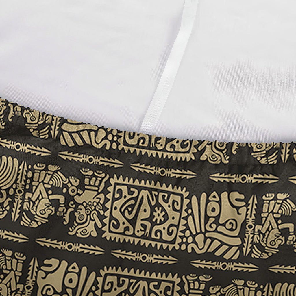 Ancient Maya Pattern Print Sofa Cover