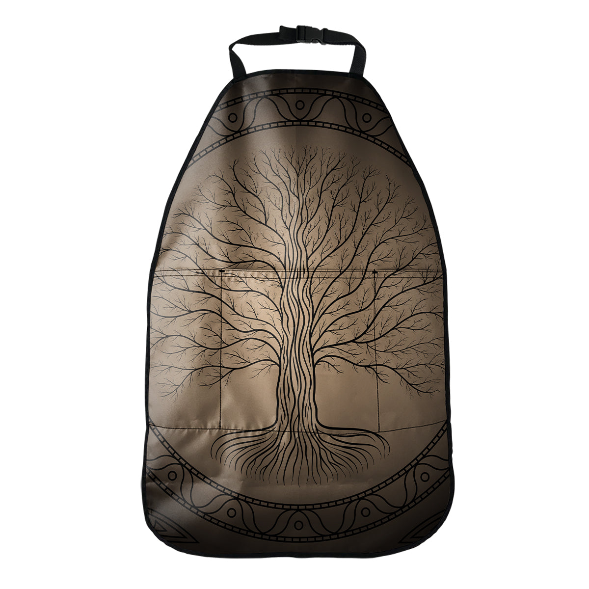 Ancient Yggdrasil Tree Print Car Seat Organizers